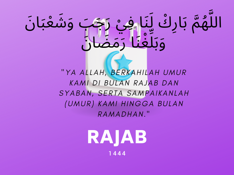 doa bulan Rajab